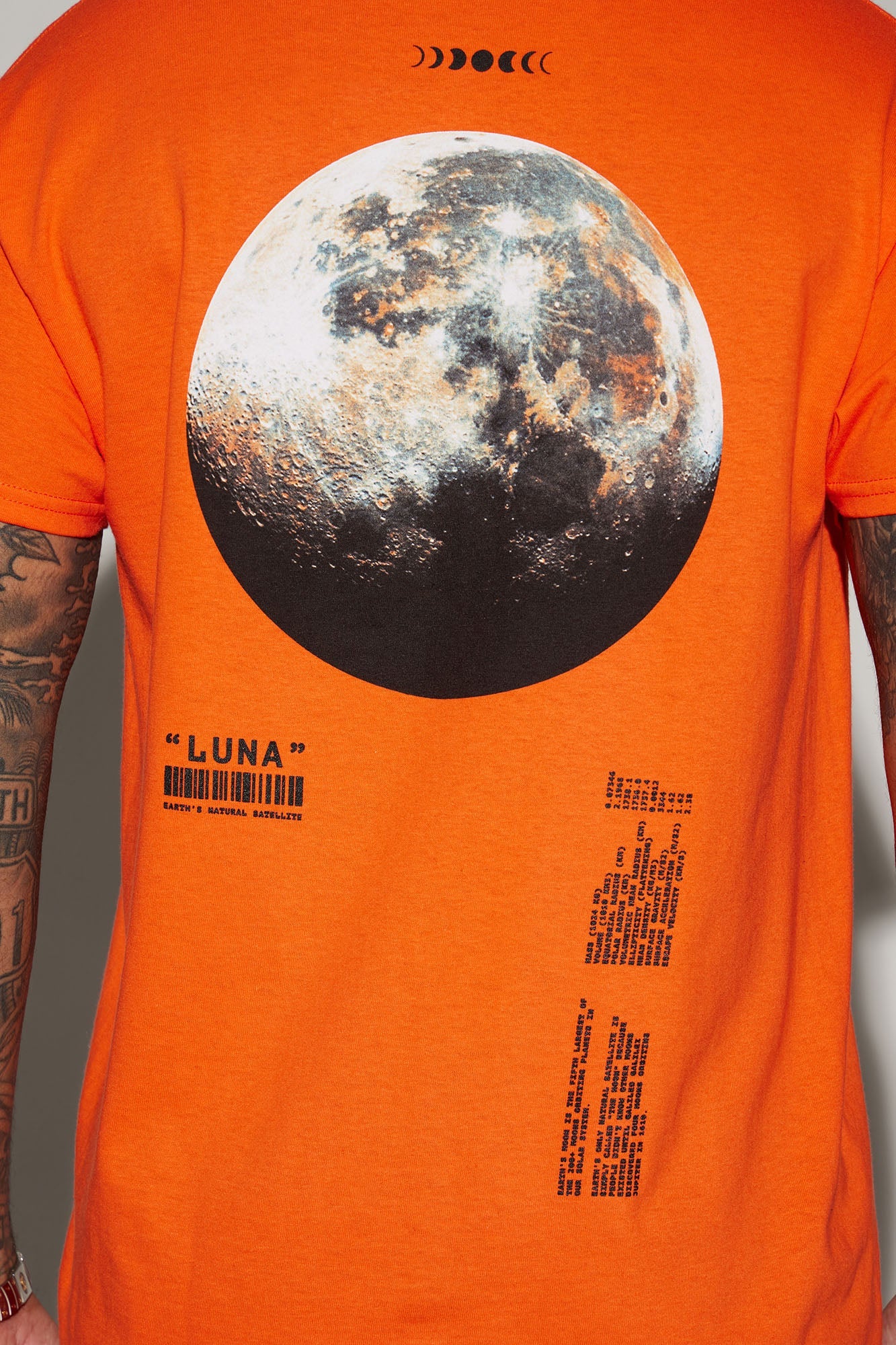 Luna Short Sleeve Tee - Orange