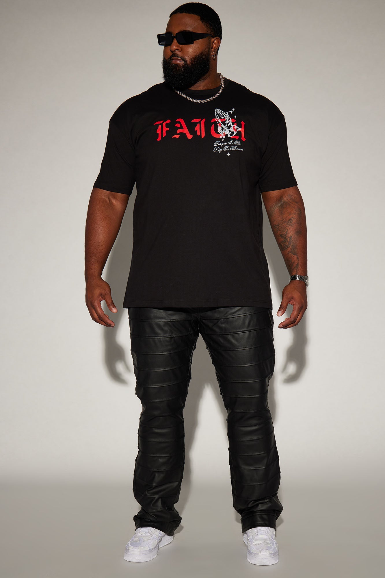 Blessed With Faith Short Sleeve Tee - Black