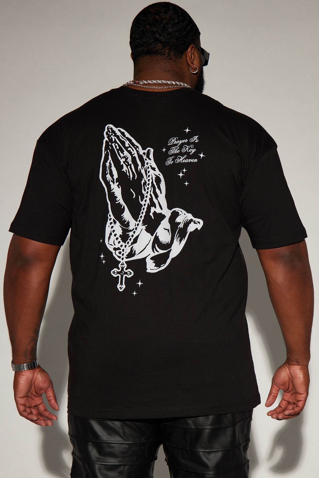 Blessed With Faith Short Sleeve Tee - Black