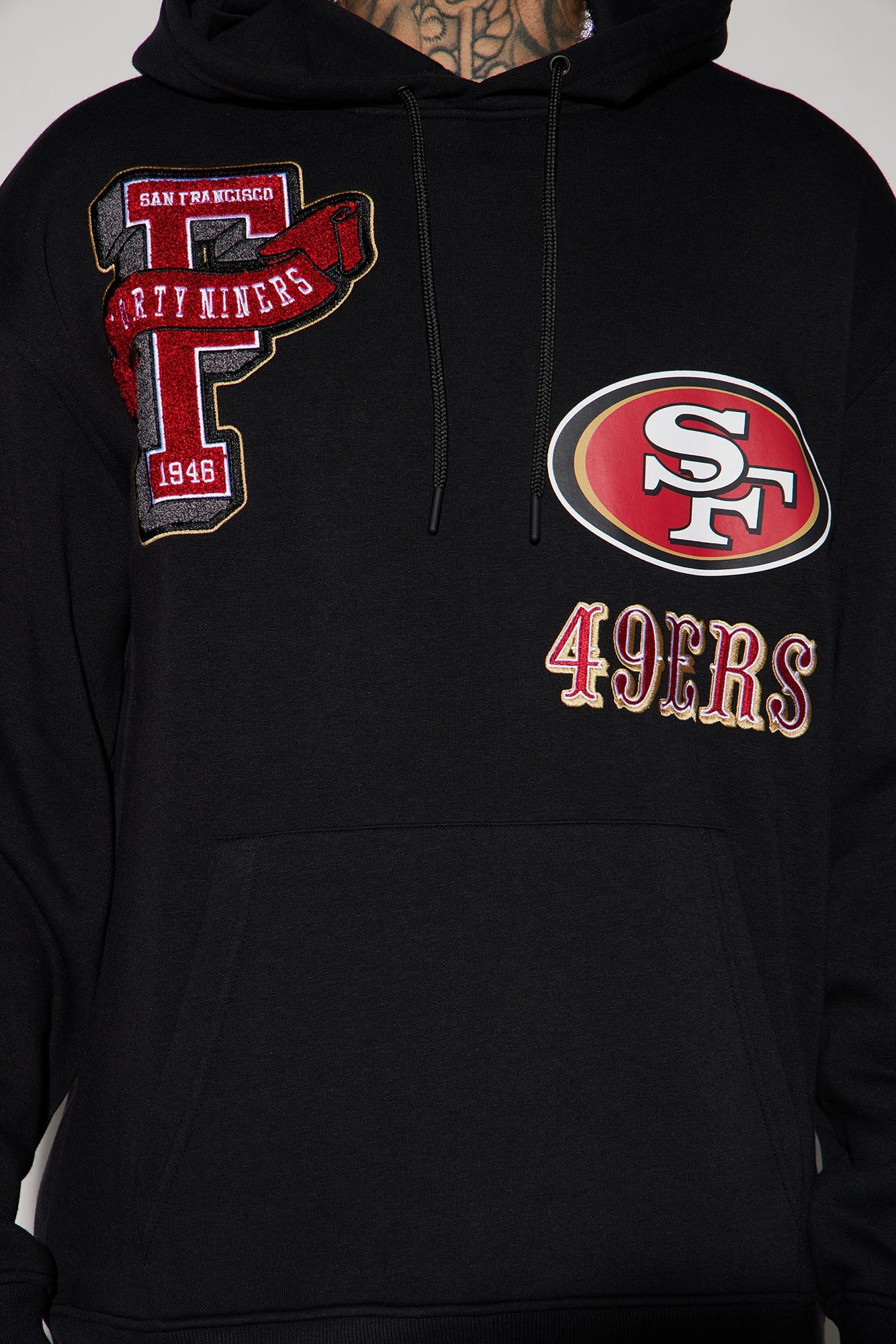 49ers Campus Hoodie - Black