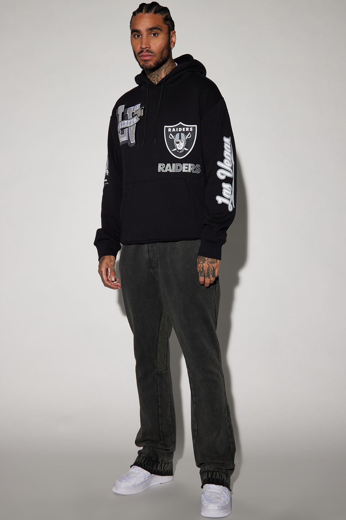 Raiders Campus Hoodie - Black