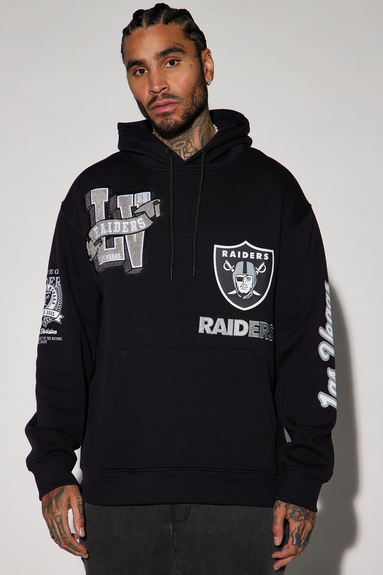 Raiders Campus Hoodie - Black