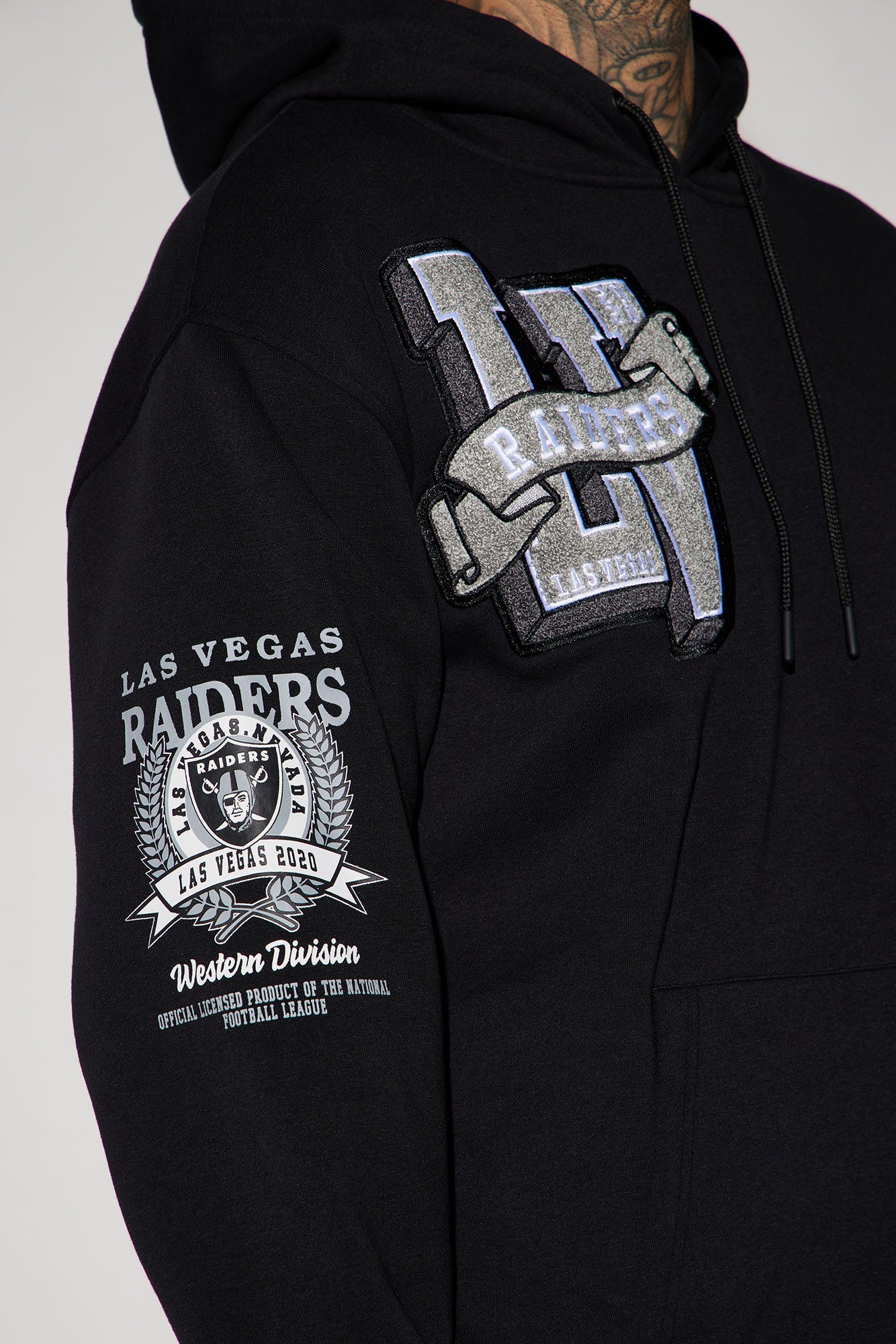 Raiders Campus Hoodie - Black