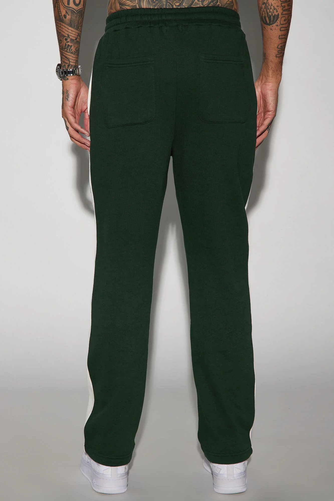 Desmond Straight Sweatpants - Green/combo