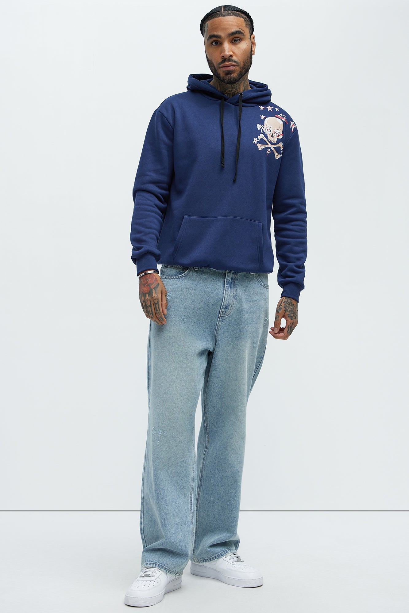 Burning Bridges Hoodie - Blue