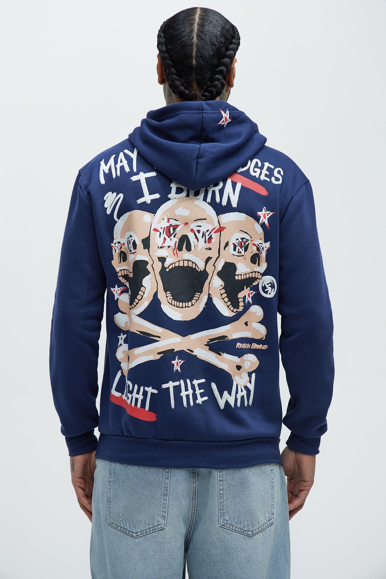 Burning Bridges Hoodie - Blue