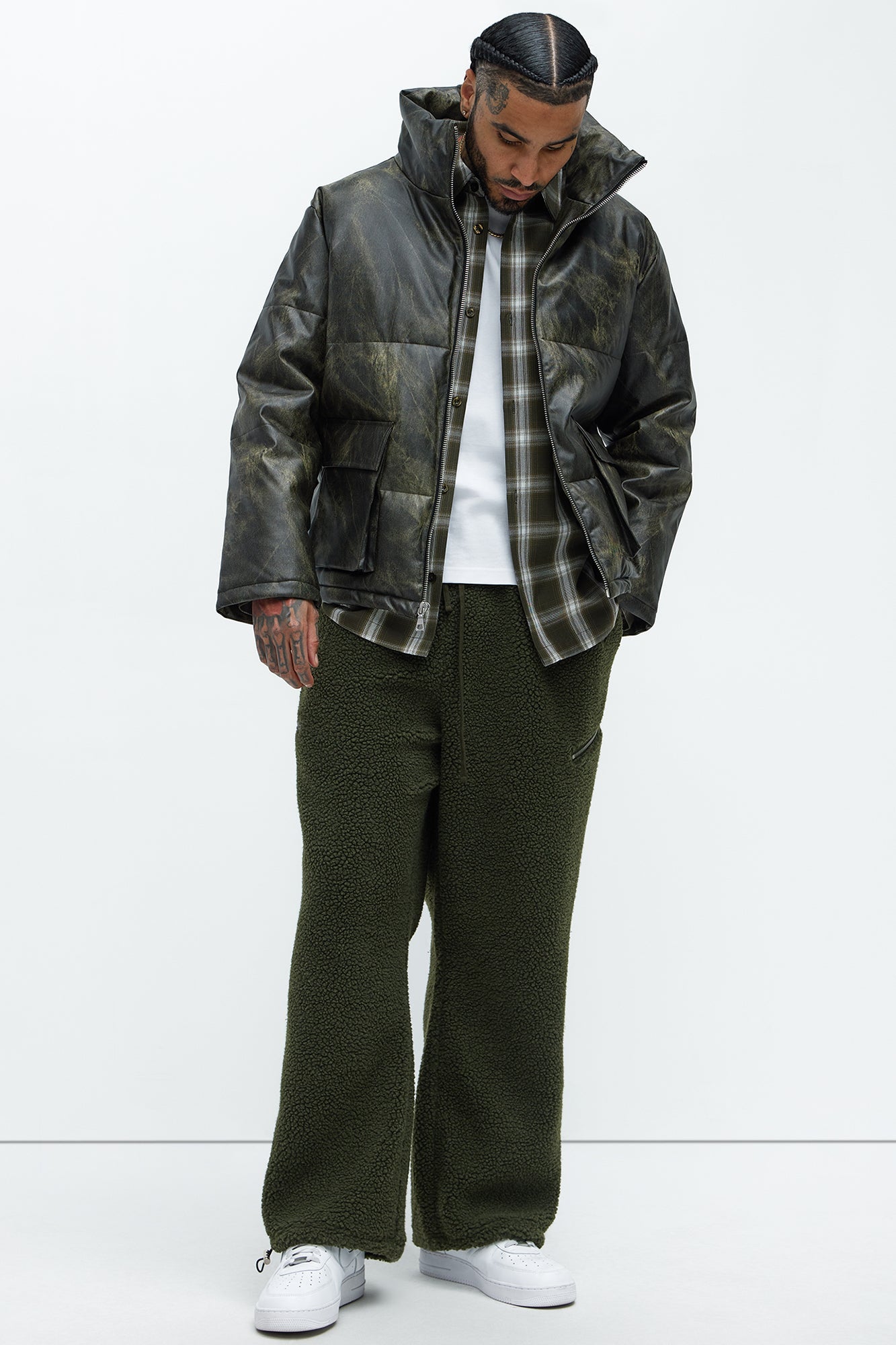 Cyclone Puffer Jacket - Olive