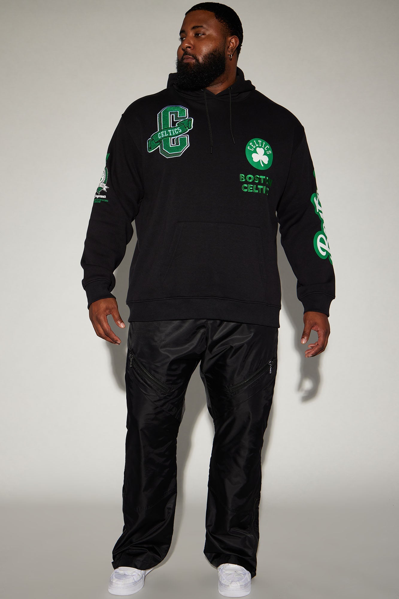 Celtics Campus Hoodie - Black