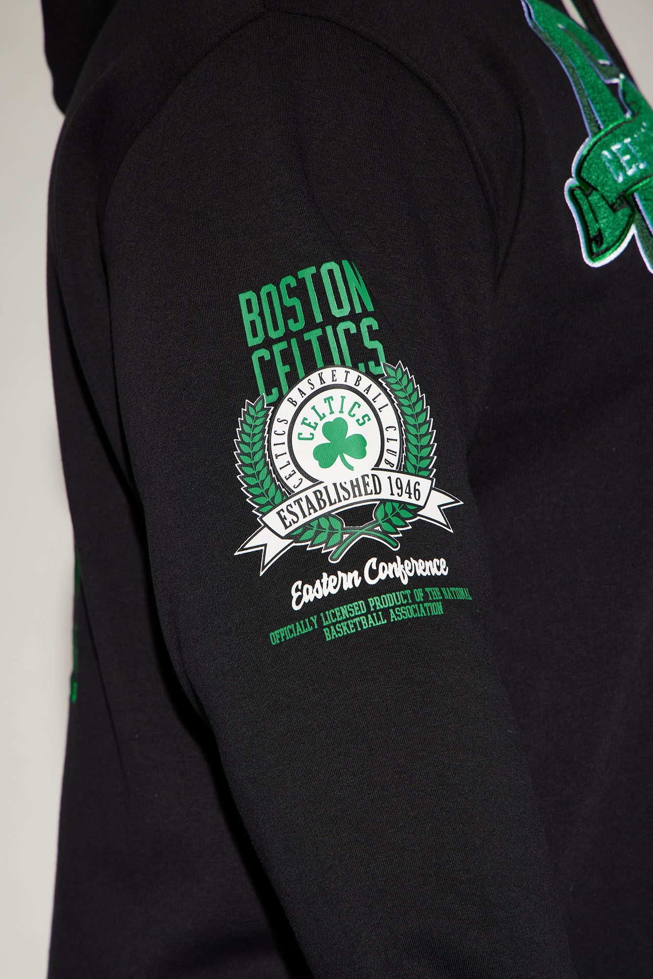 Celtics Campus Hoodie - Black