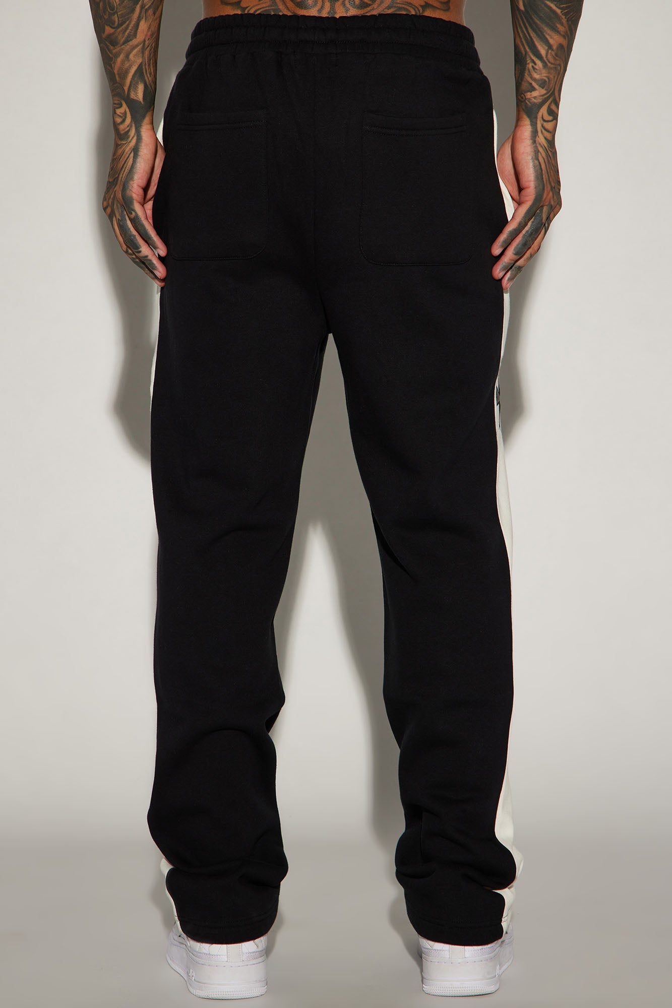 Desmond Straight Sweatpants - Black/combo