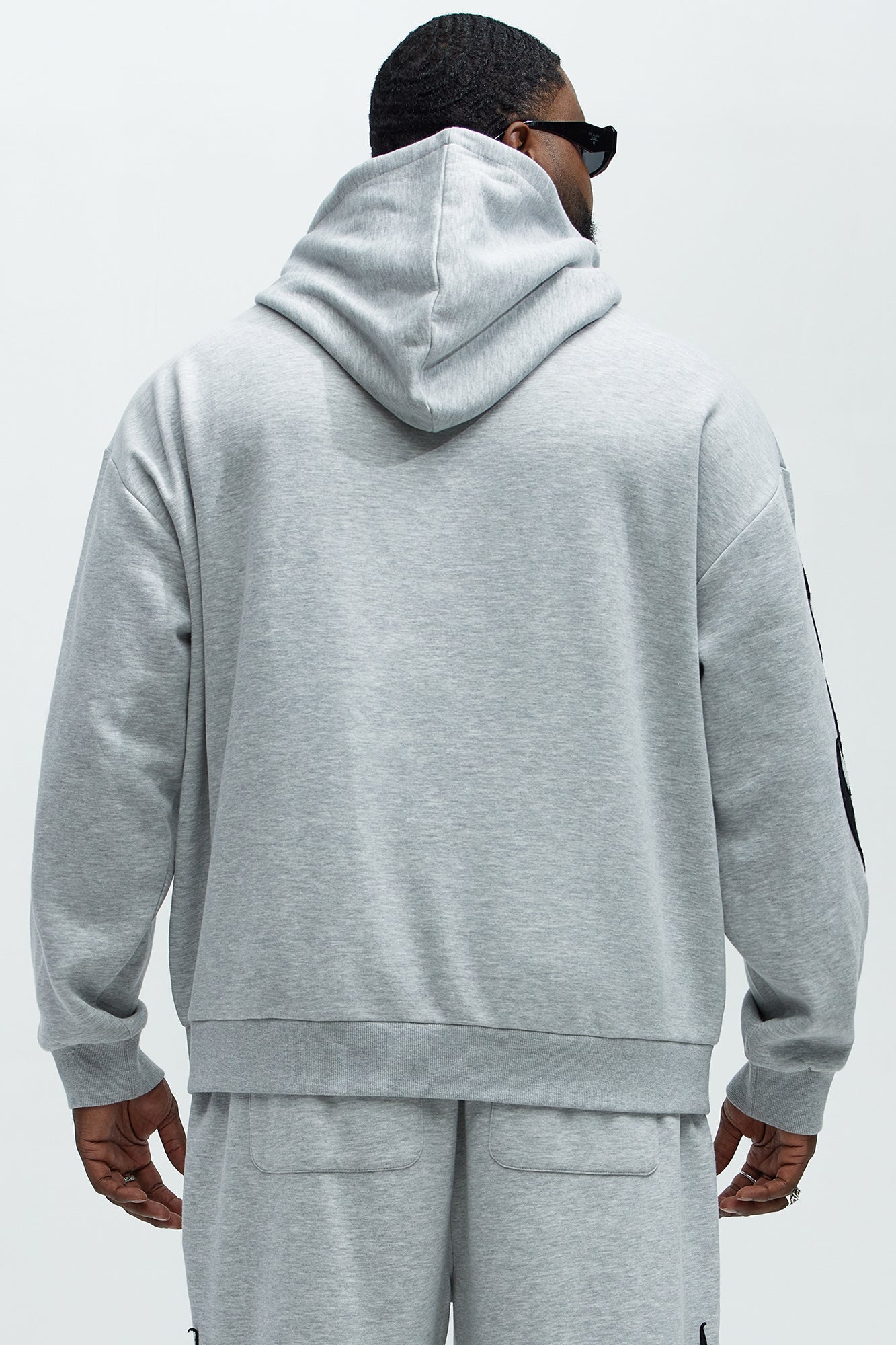 Flame Time Tyson Hoodie - Heather Grey