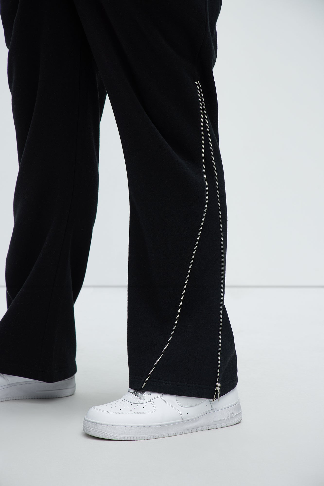 Tyson Stay Away Relaxed Flare Sweatpants - Black