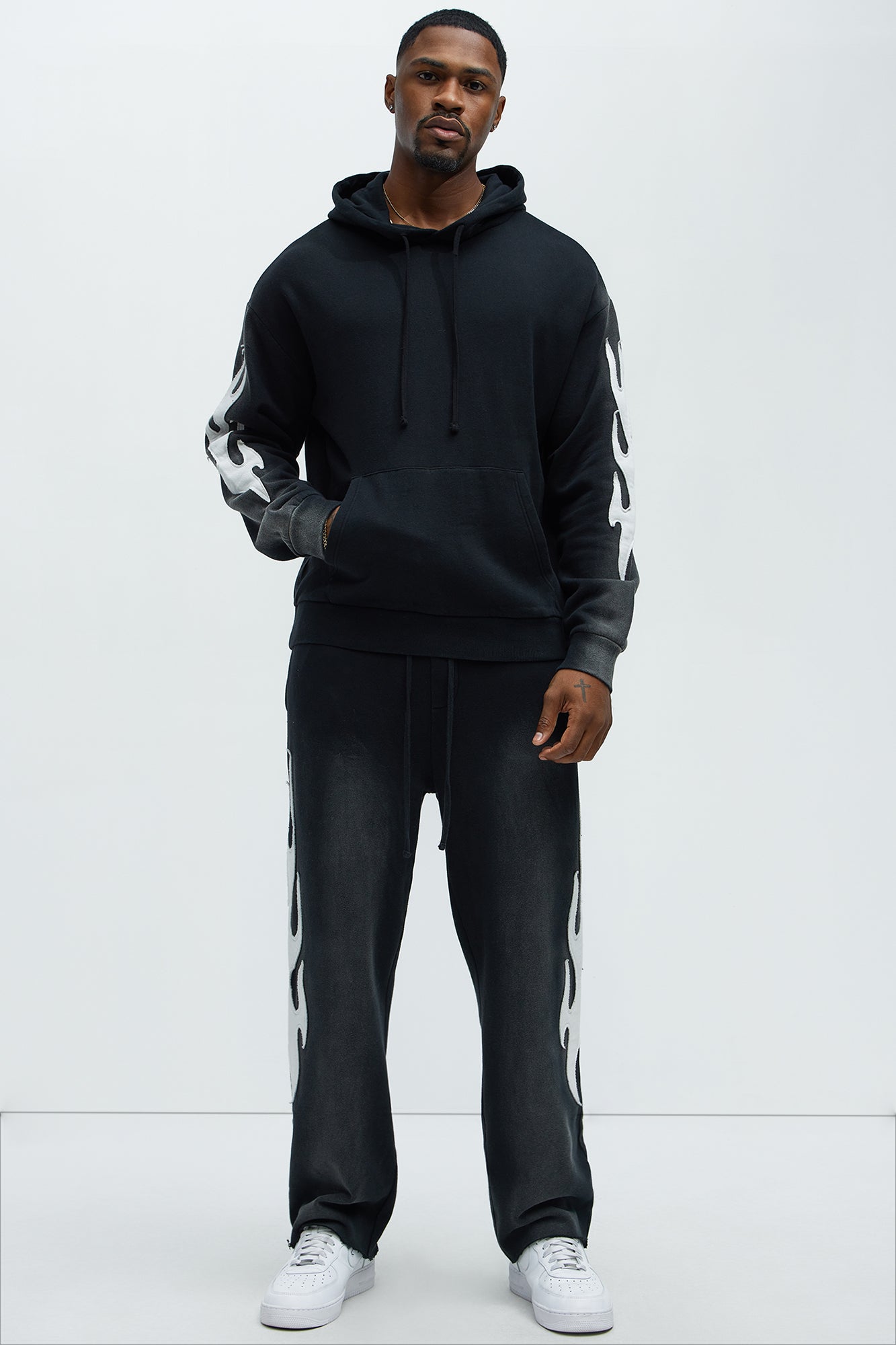 Flame Time Tyson Hoodie - Black