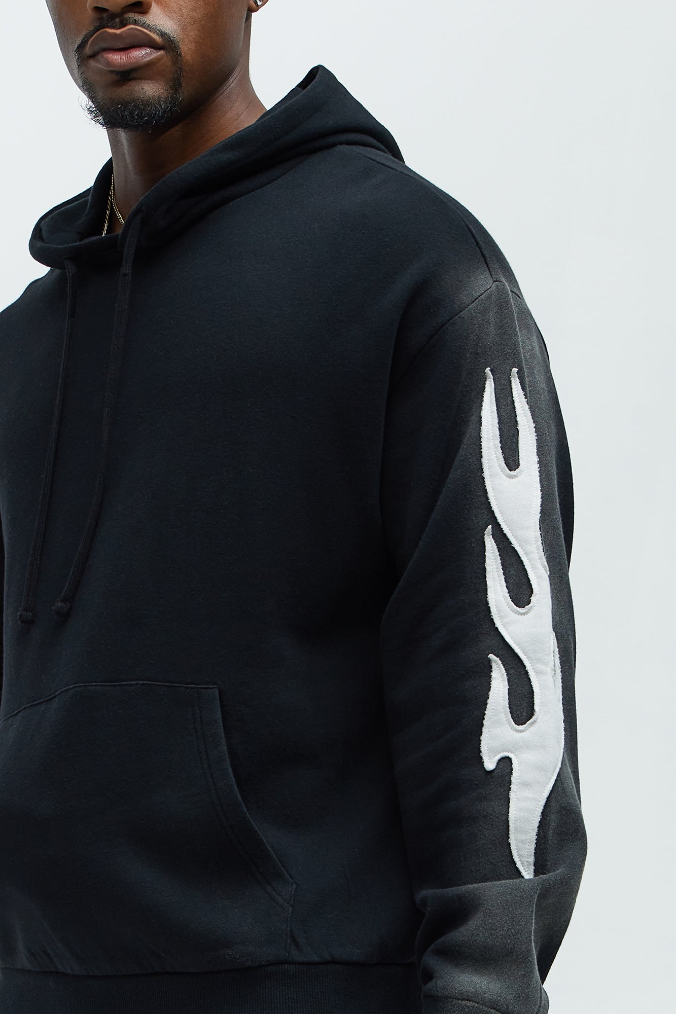 Flame Time Tyson Hoodie - Black