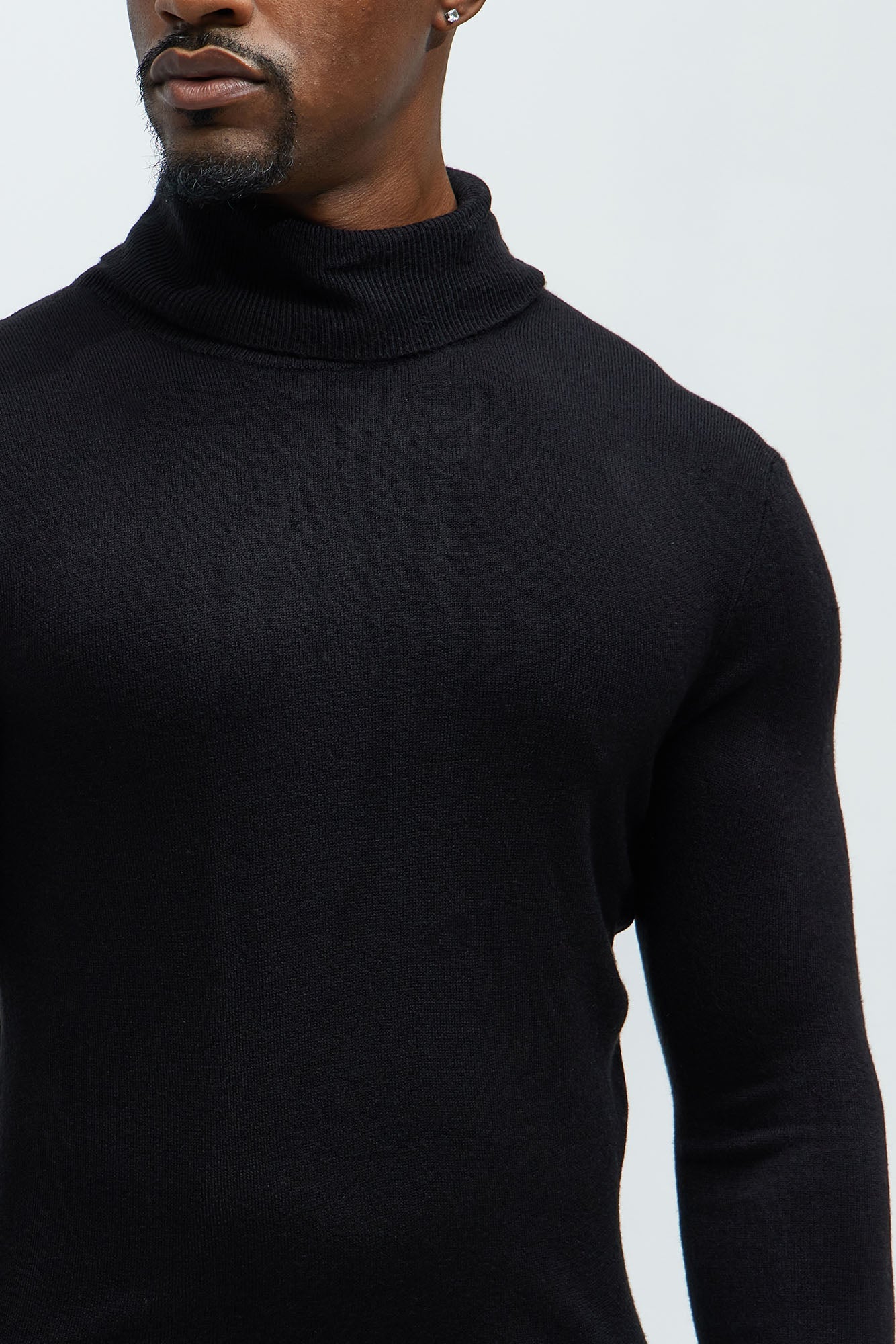 DeAngelo Turtleneck Sweater - Black