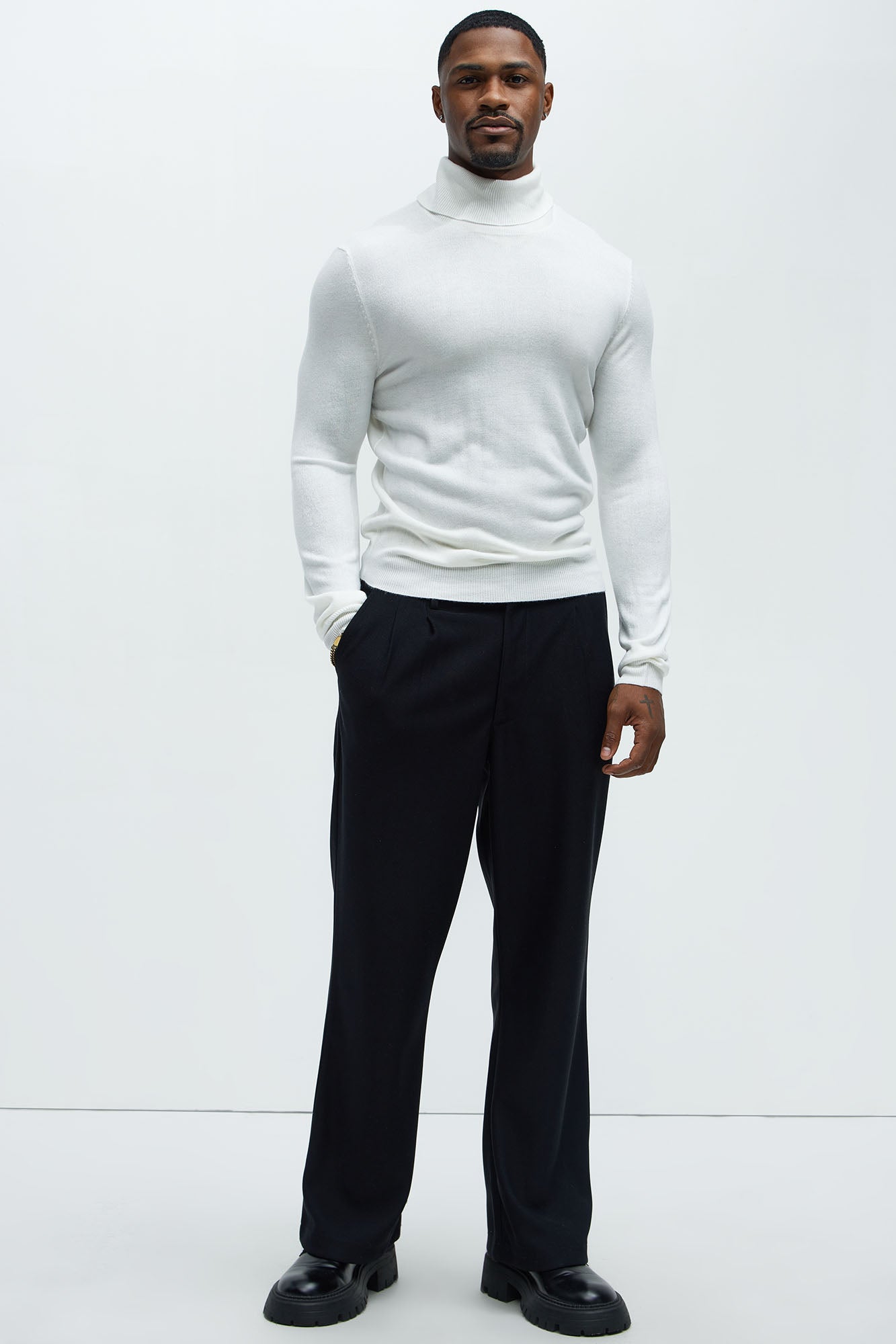 DeAngelo Turtleneck Sweater - Off White