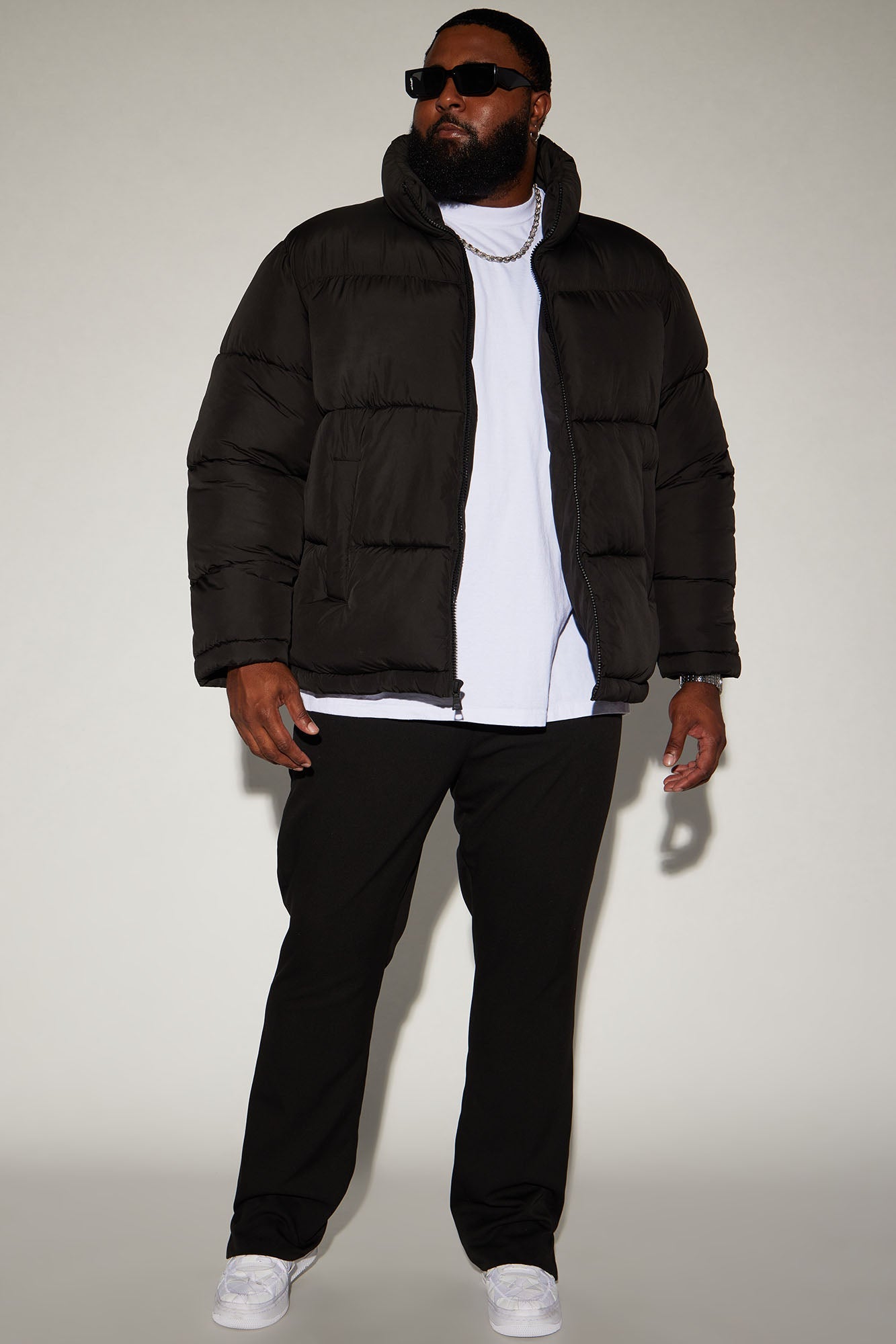 Nothing Compares Puffer Jacket - Black