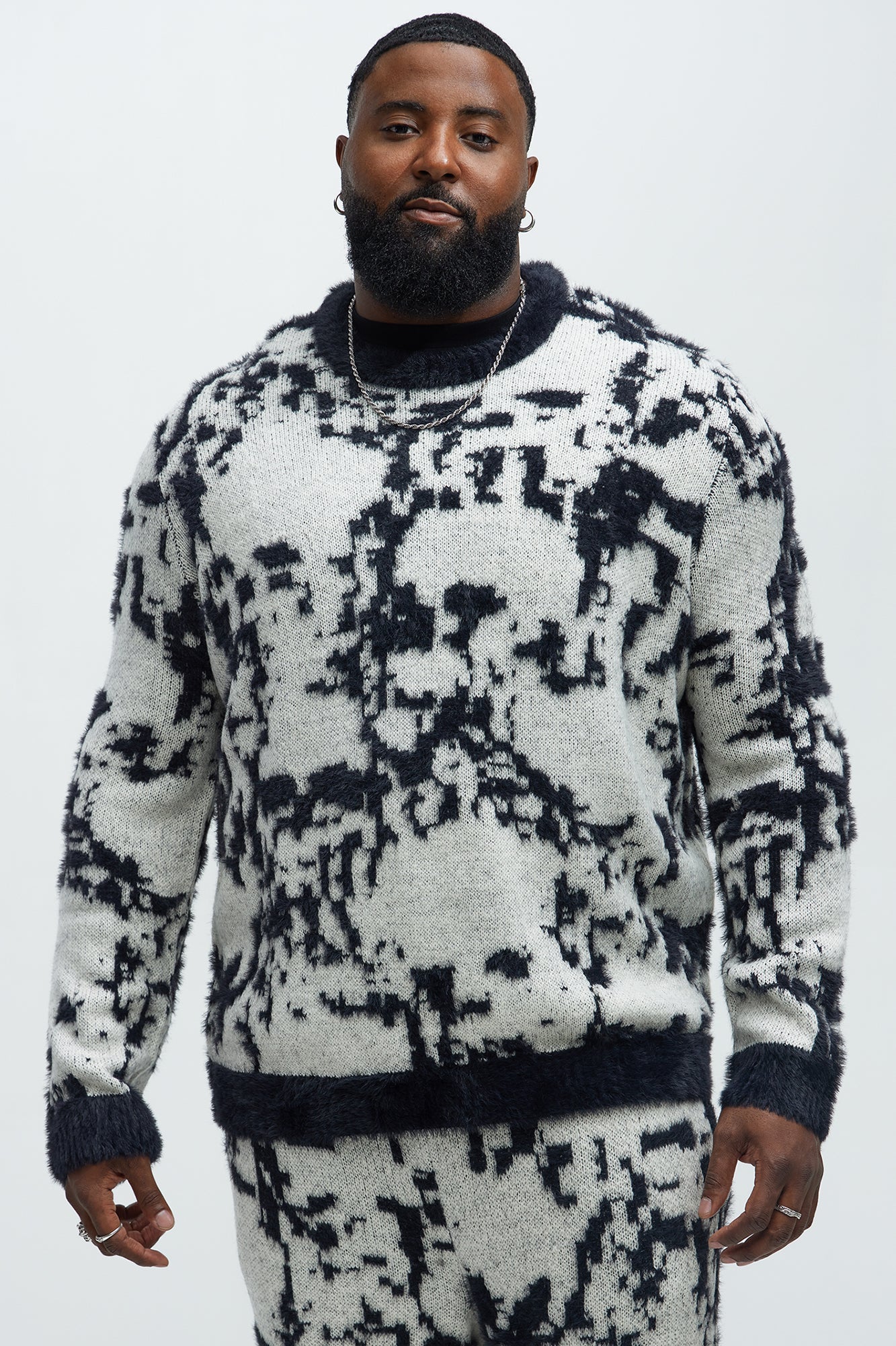 Sparrow Crewneck Sweater - Black