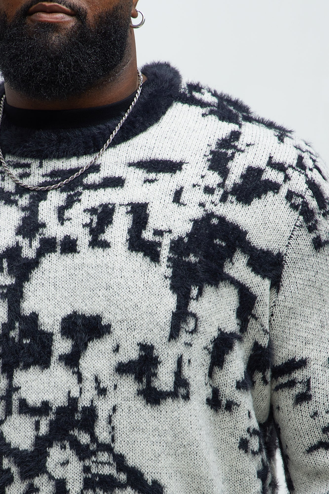 Sparrow Crewneck Sweater - Black