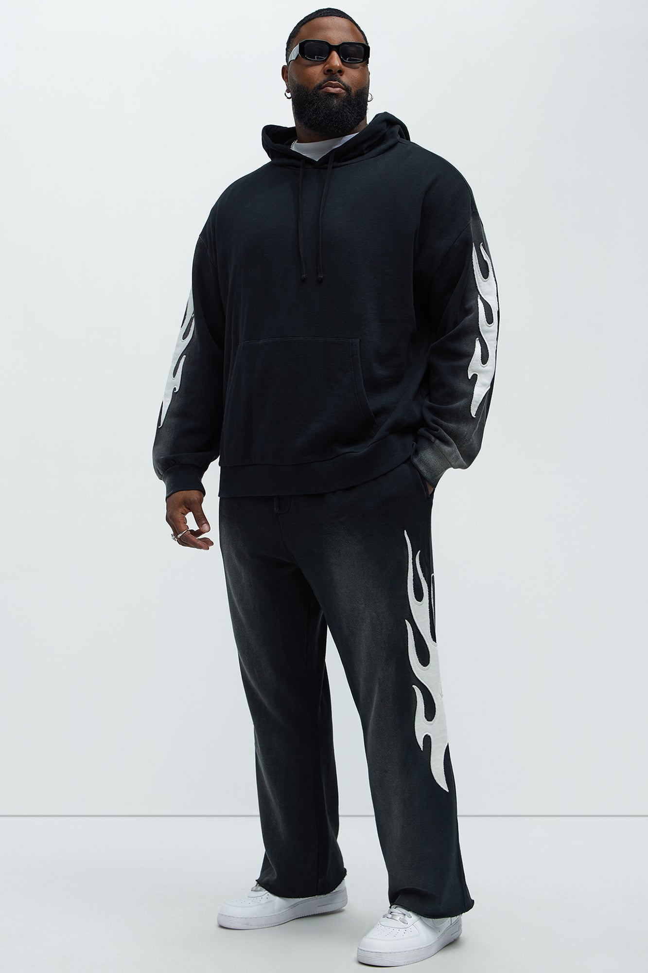 Flame Time Tyson Hoodie - Black