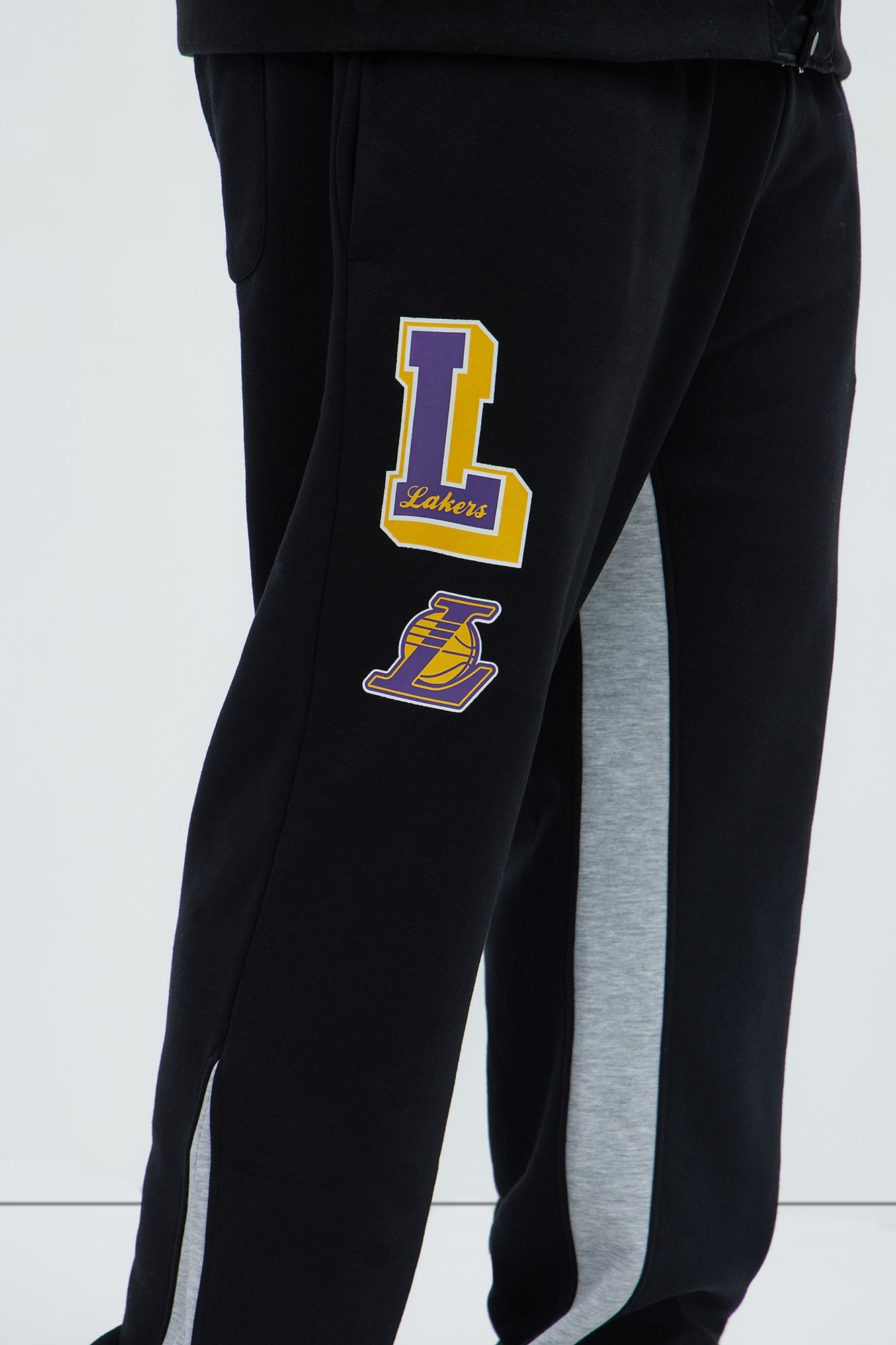 Lakers Backboard Skinny Flare Sweatpants - Black/Purple