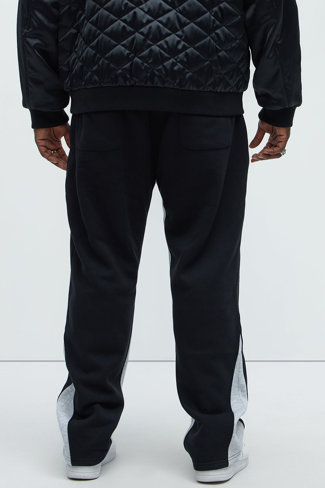 Lakers Backboard Skinny Flare Sweatpants - Black/Purple