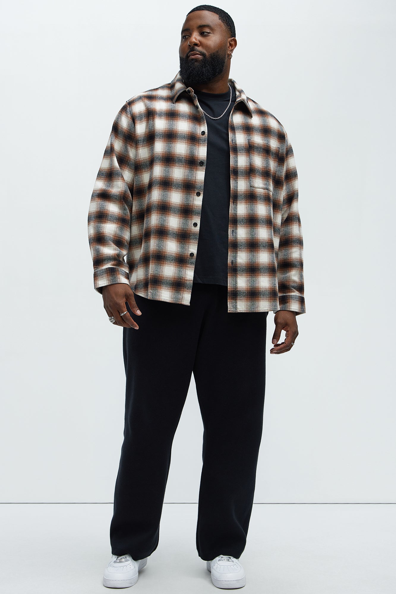 Young And Alive Plaid Shirt - Multi Color