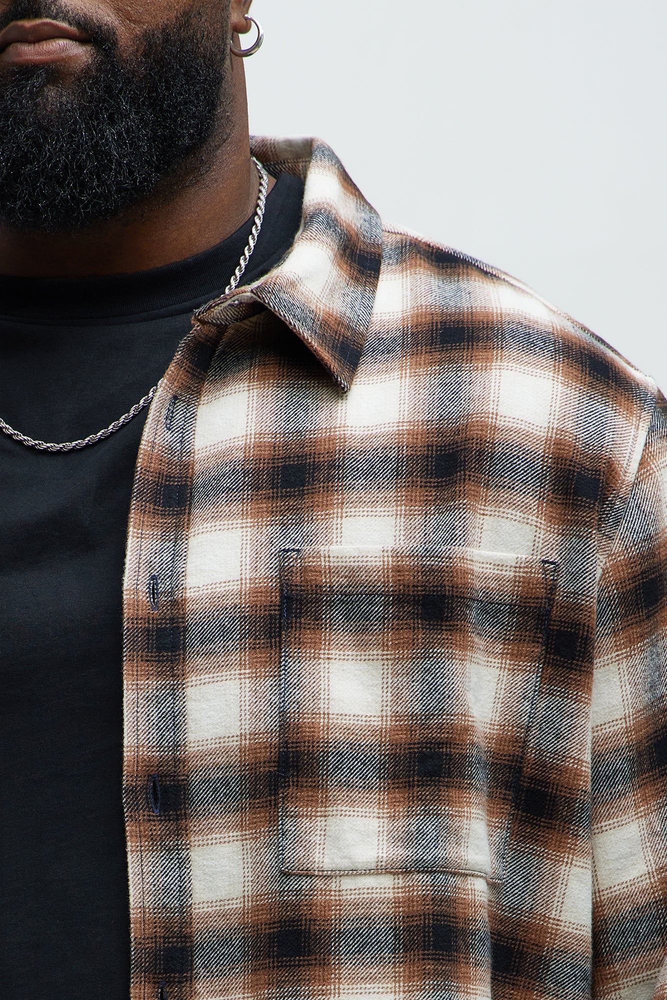 Young And Alive Plaid Shirt - Multi Color