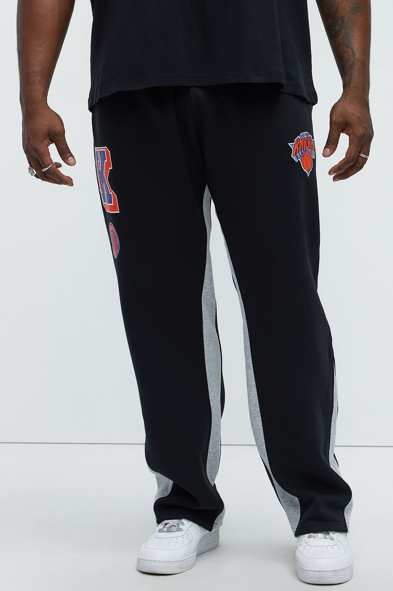 Knicks Backboard Skinny Flare Sweatpants - Blue/Black