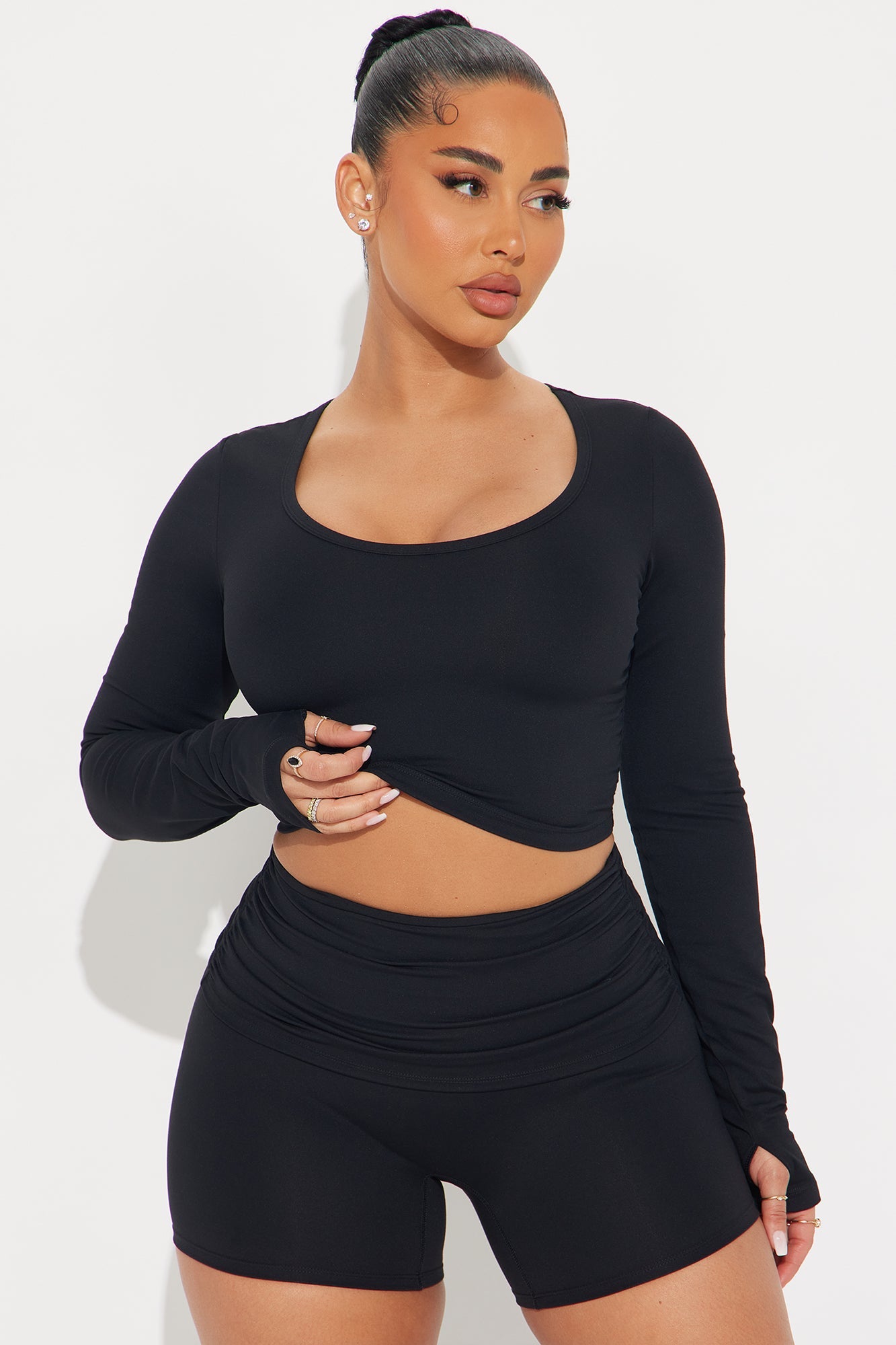 Glow Super Soft Active Top - Black