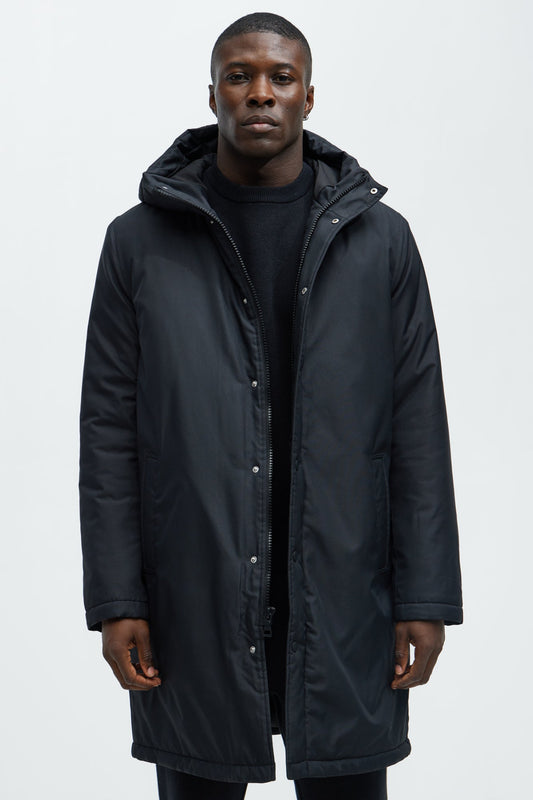 Garner Everyday Hooded Padded Parka - Black
