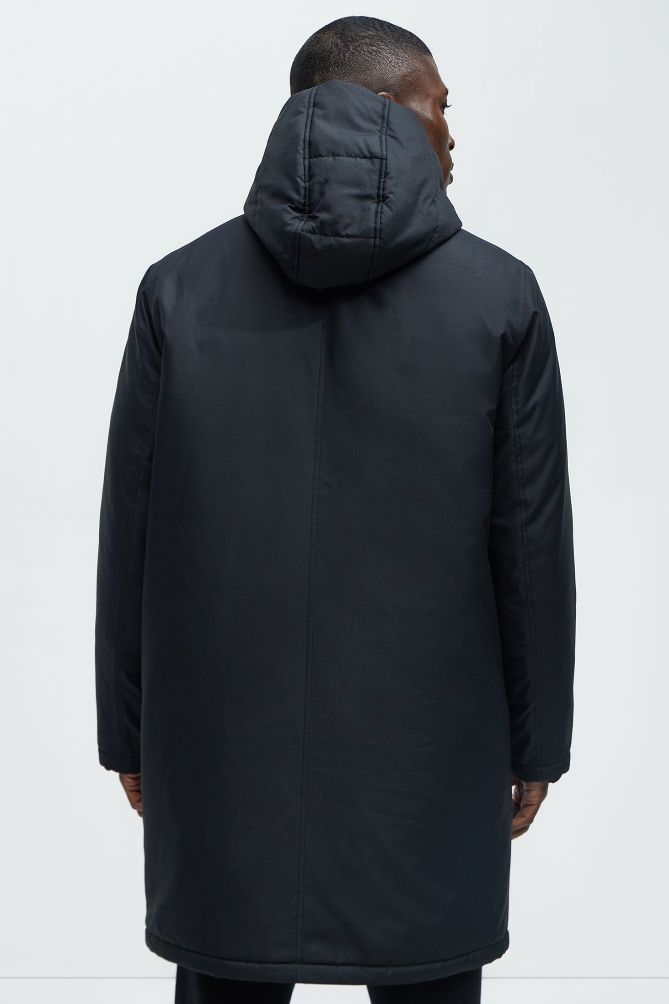 Garner Everyday Hooded Padded Parka - Black