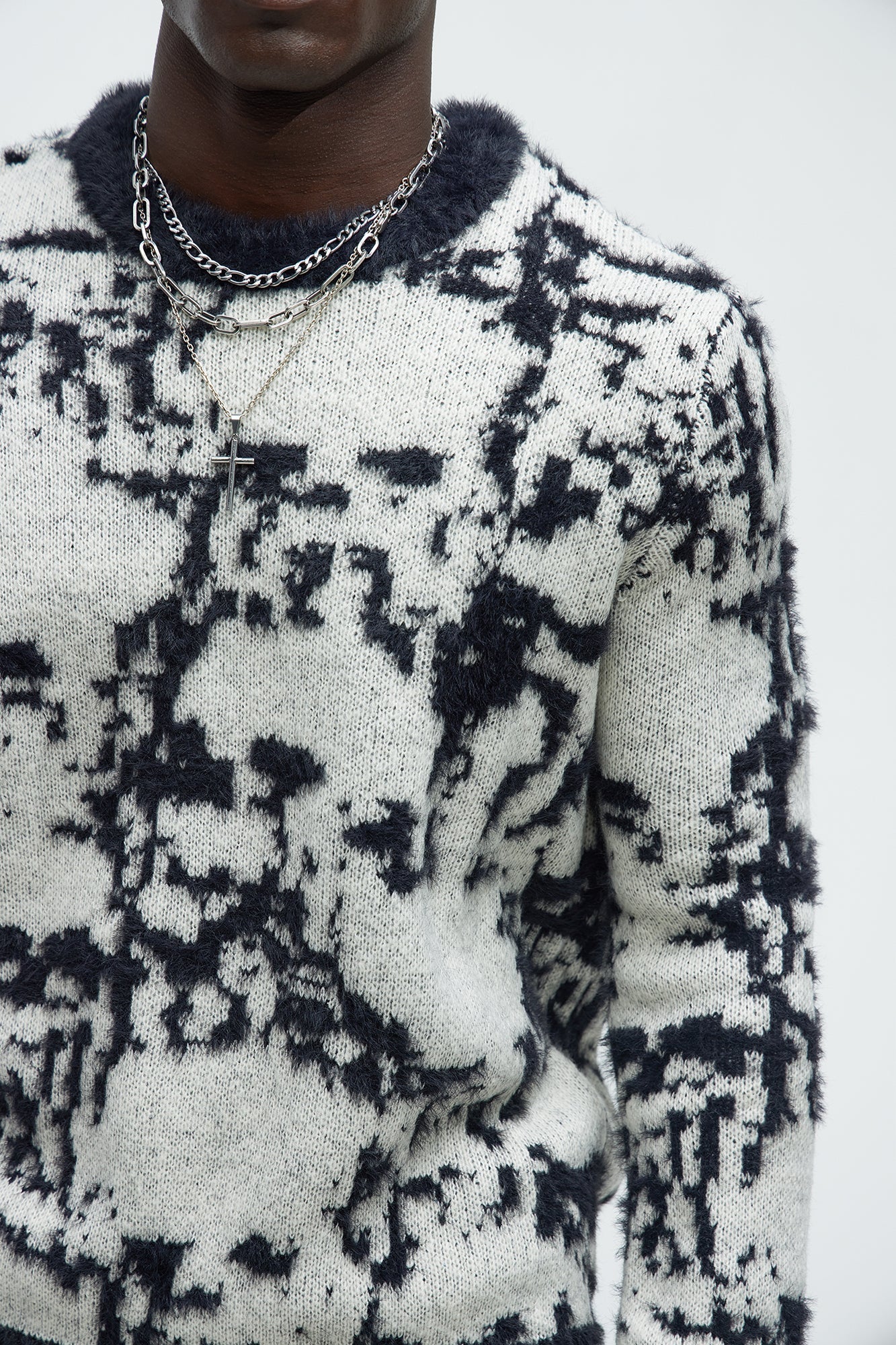 Sparrow Crewneck Sweater - Black