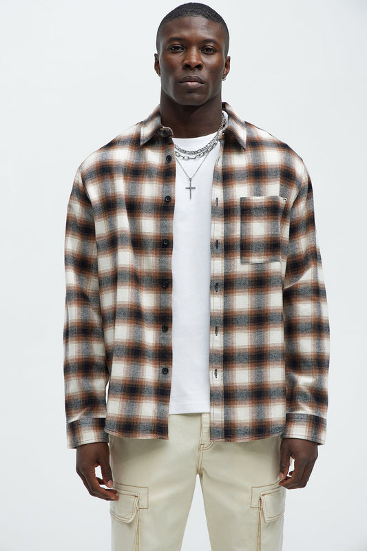 Young And Alive Plaid Shirt - Multi Color