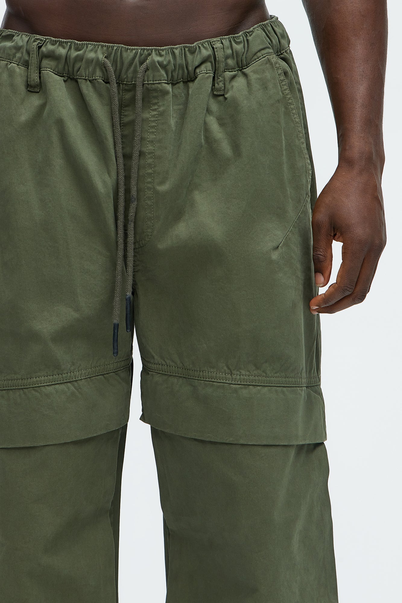 Rylan Wide Leg Cargo Pants - Olive
