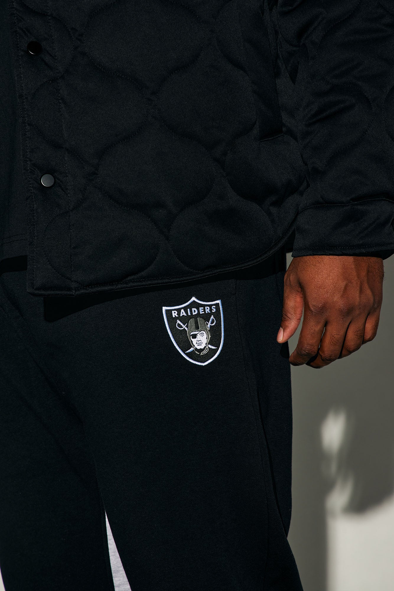 Raiders Chill Time Sweatpant - Black