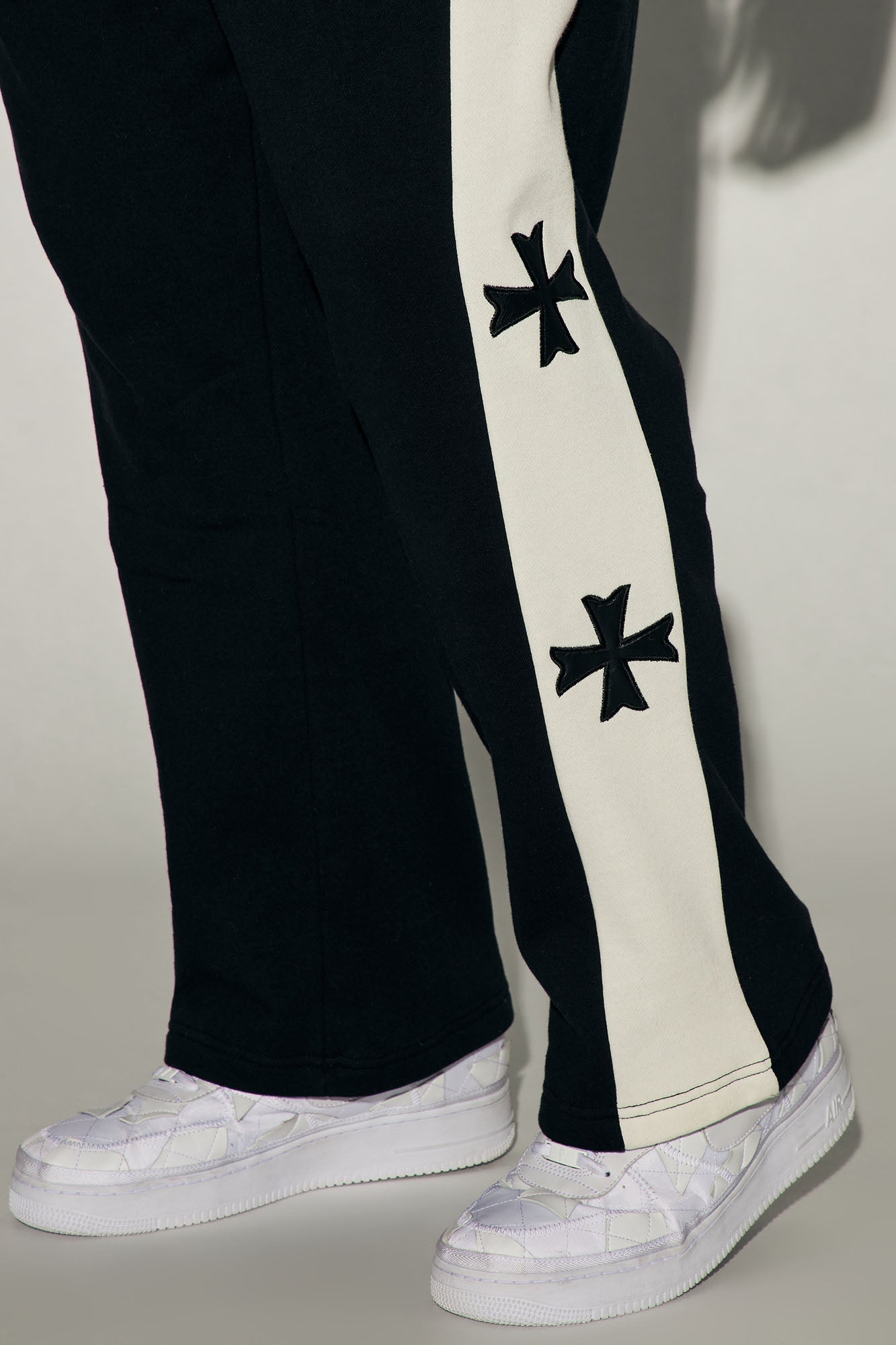 Desmond Straight Sweatpants - Black/combo