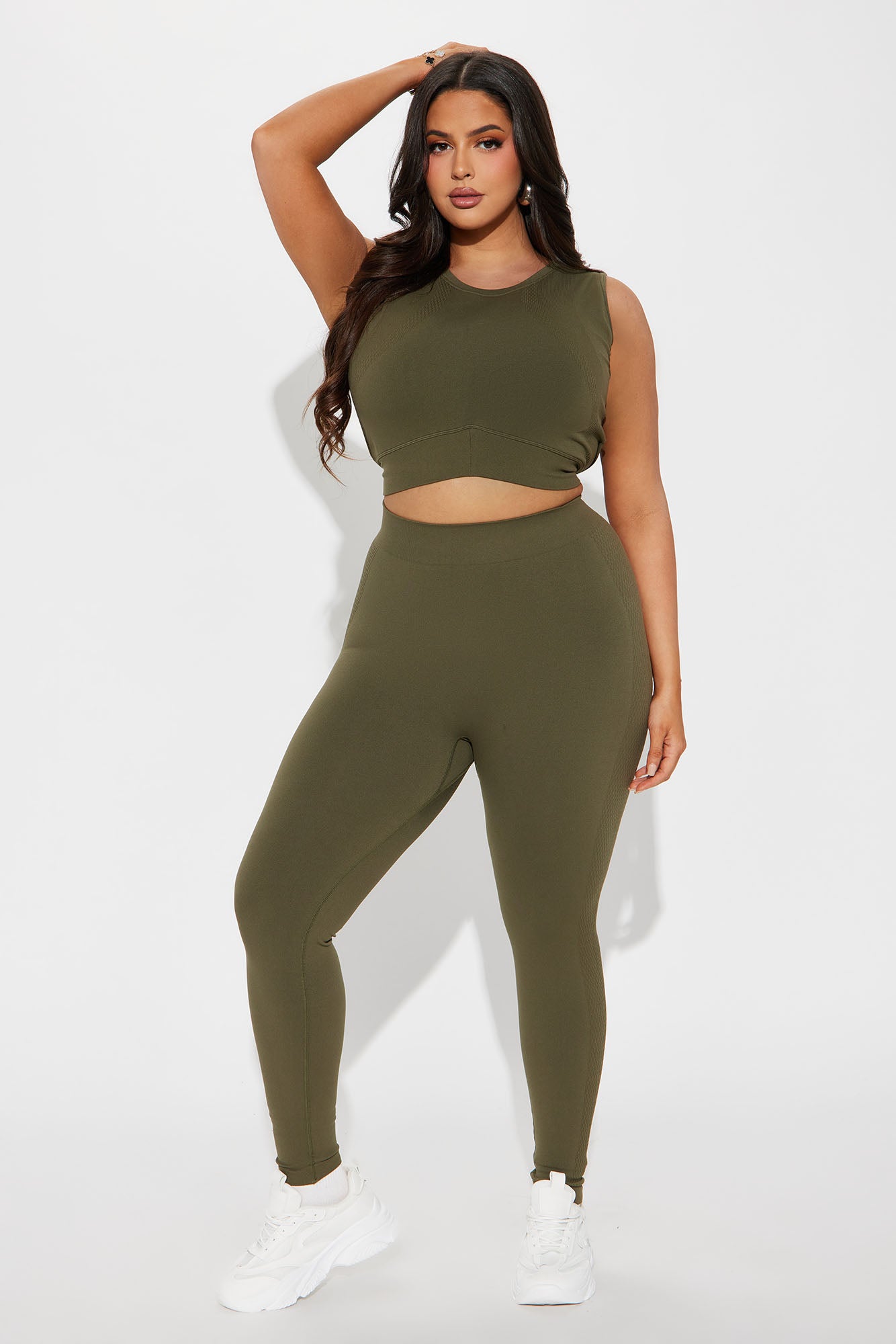 Cool Breeze Active Legging - Olive