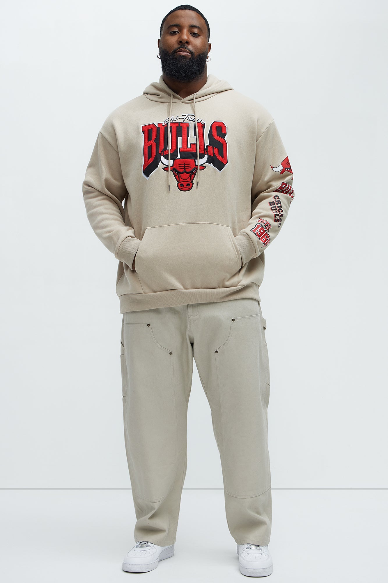 Bulls City Connect Hoodie - Sand