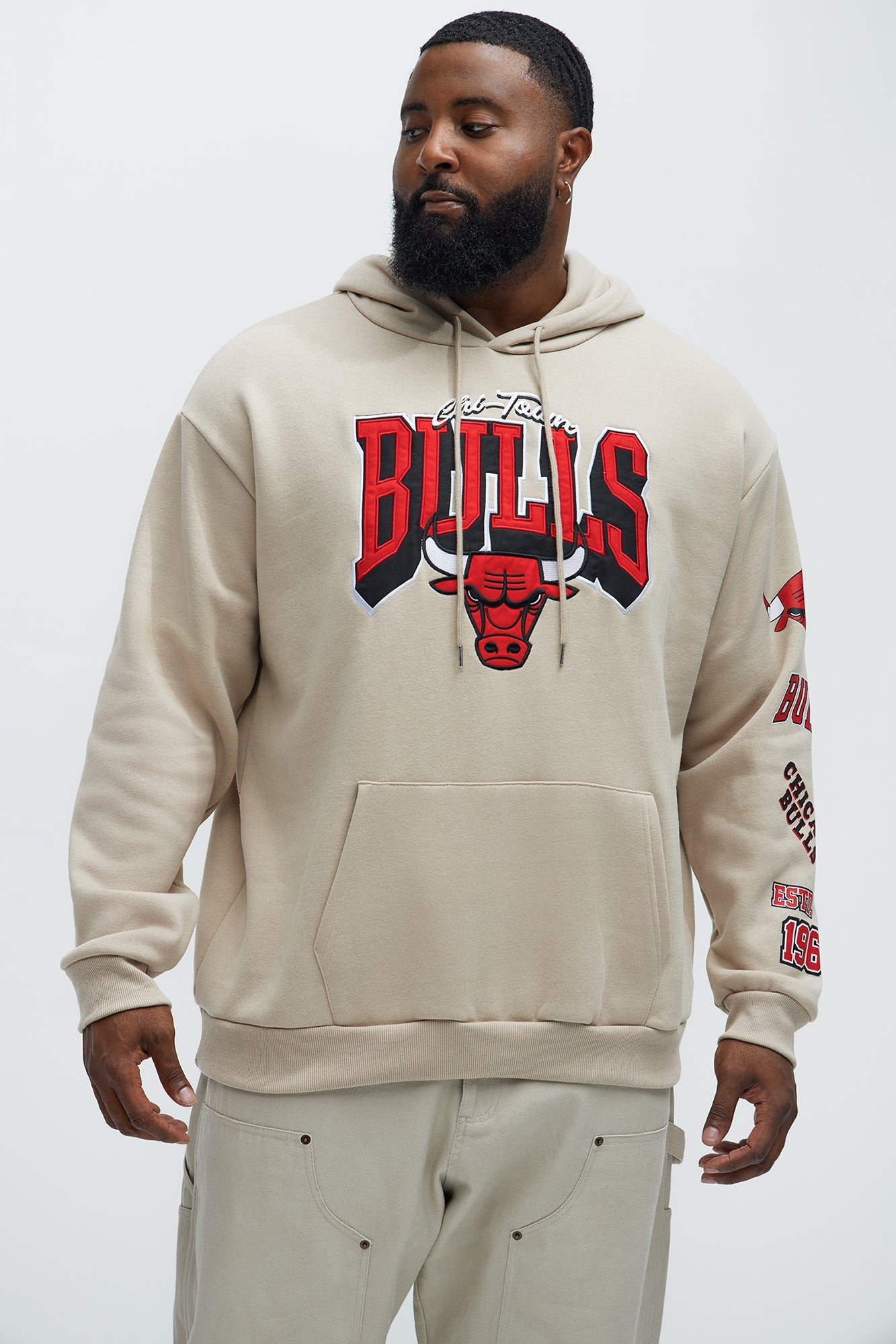 Bulls City Connect Hoodie - Sand