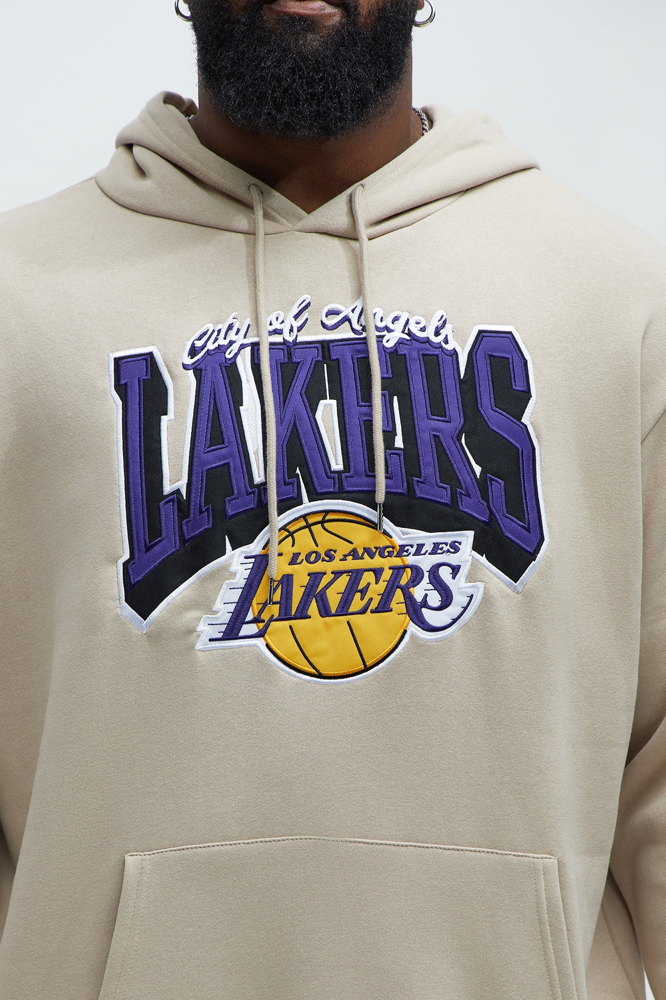 Lakers City Connect Hoodie - Sand