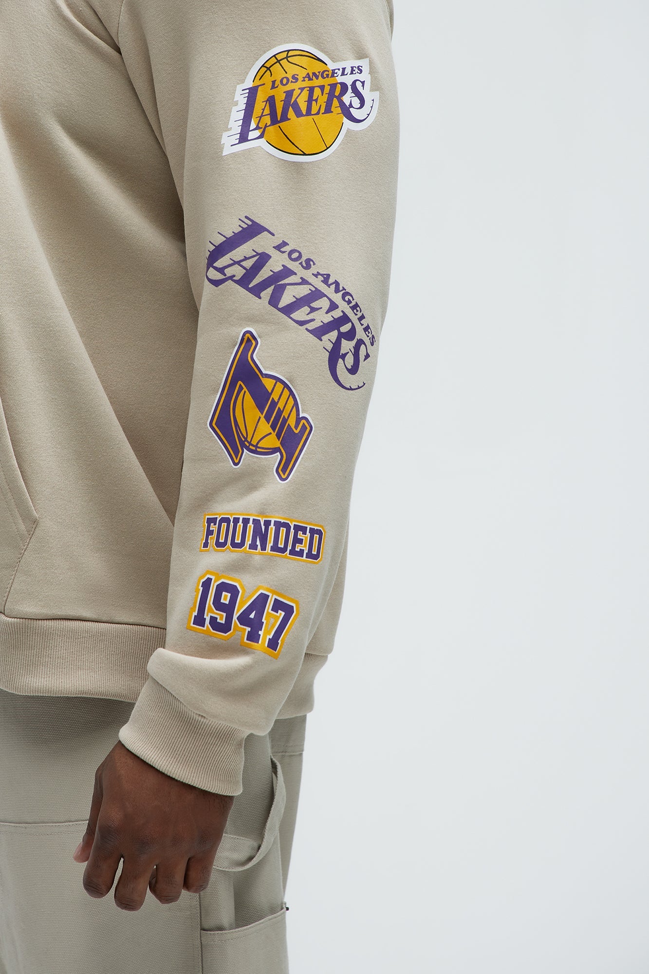 Lakers City Connect Hoodie - Sand