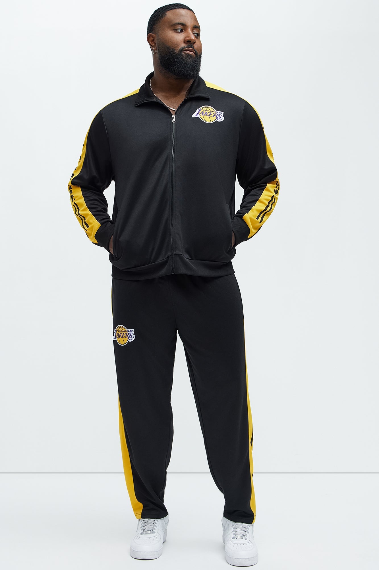 Lakers Stand By Track Pants - Black