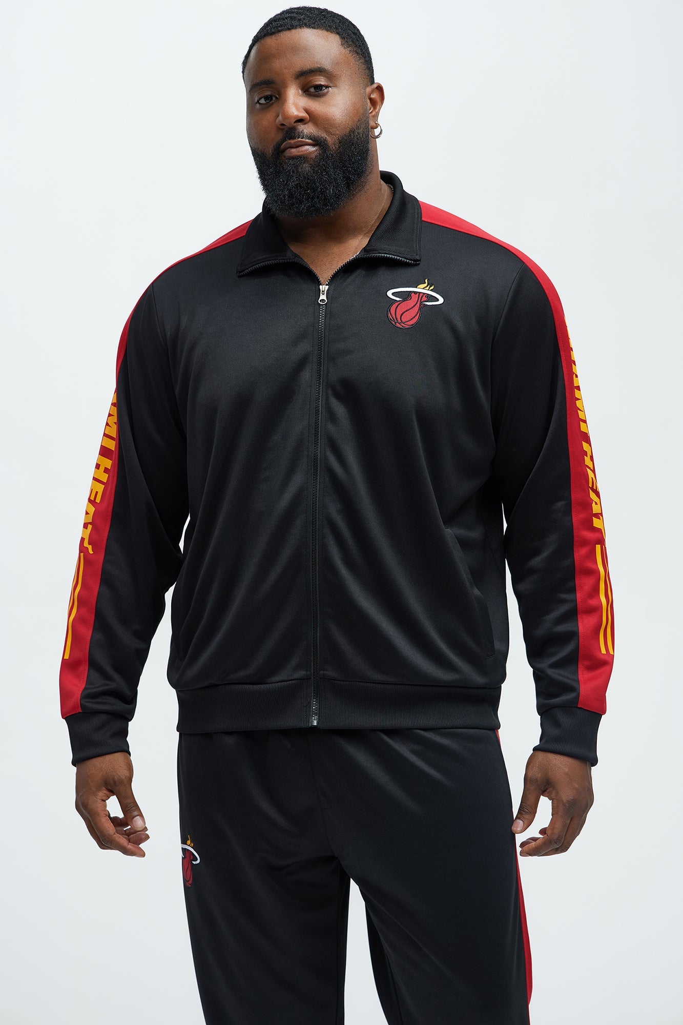 Heat Stand By Track Jacket - Black