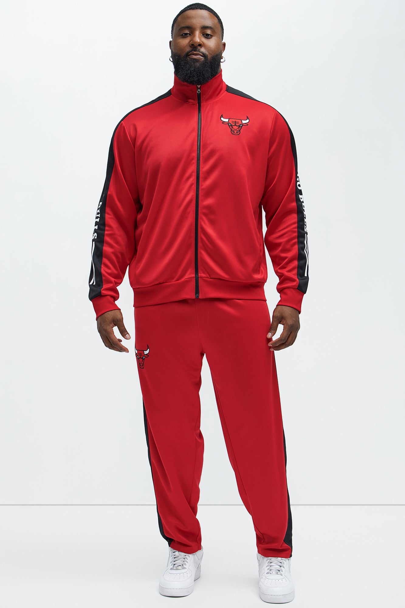Bulls Stand By Track Jacket - Red