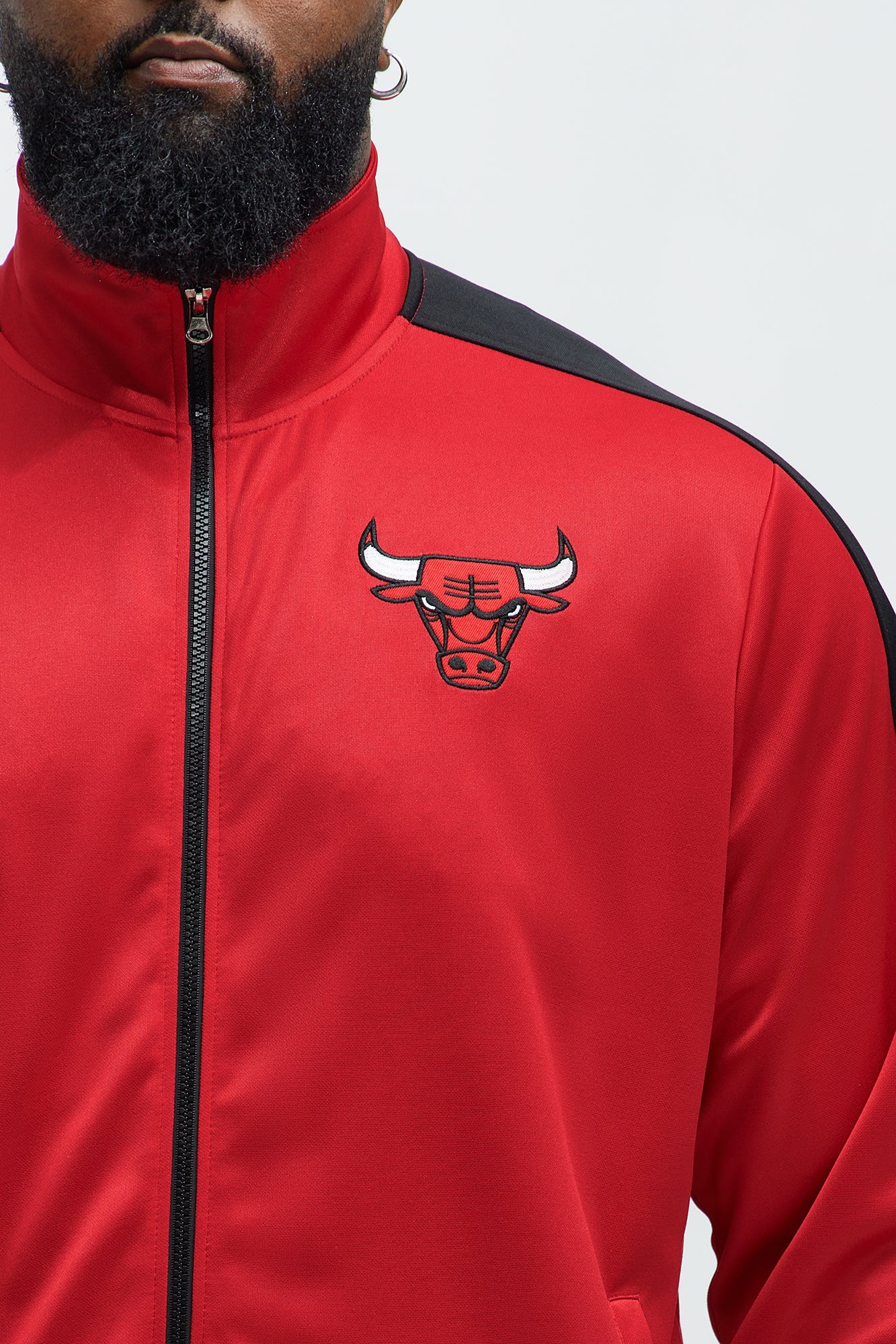 Bulls Stand By Track Jacket - Red
