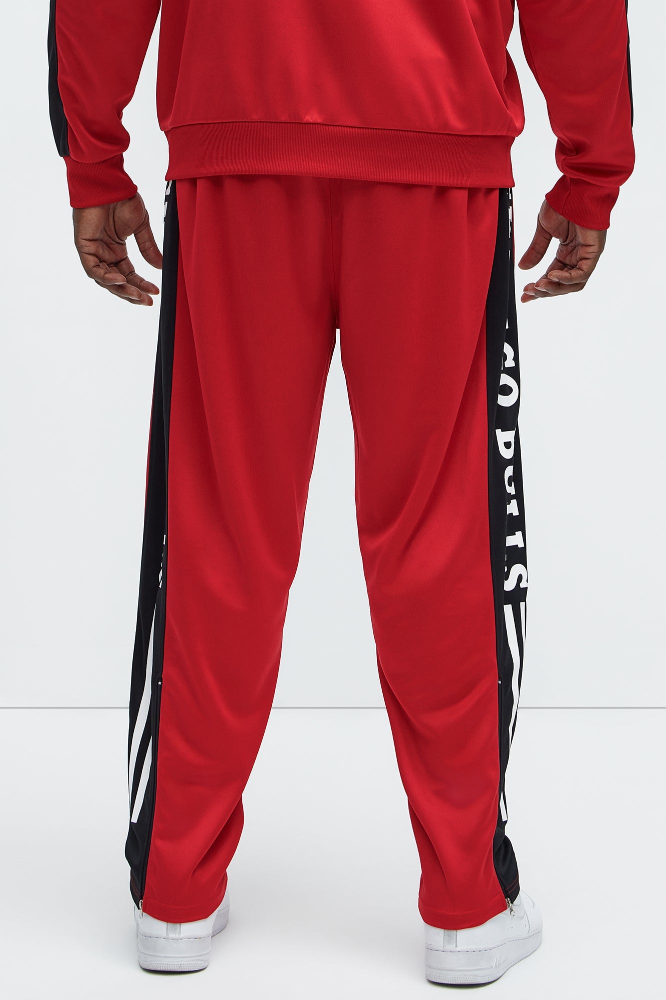 Bulls Stand By Track Pants - Red