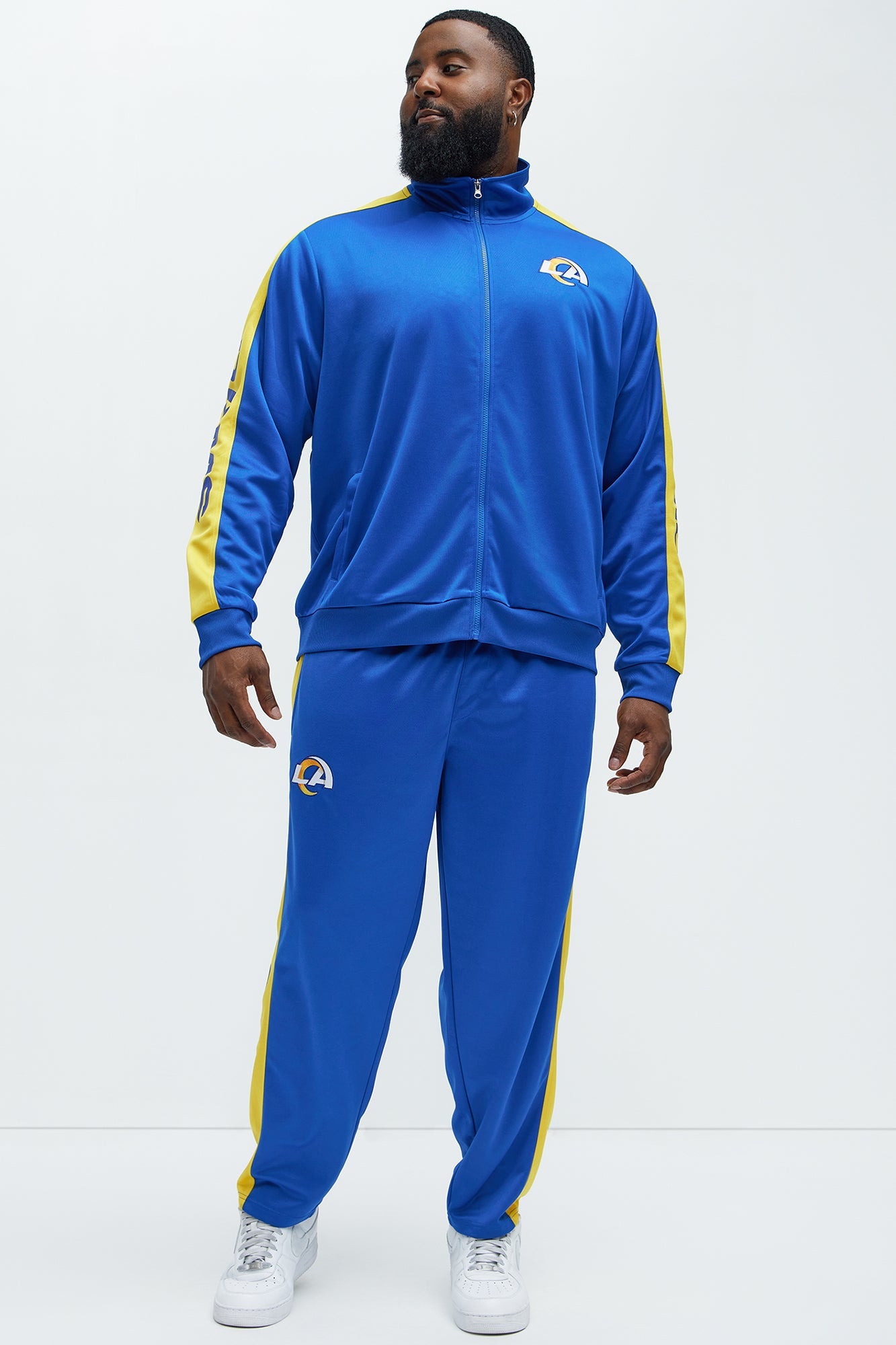 Rams Stand By Track Jacket - Royal