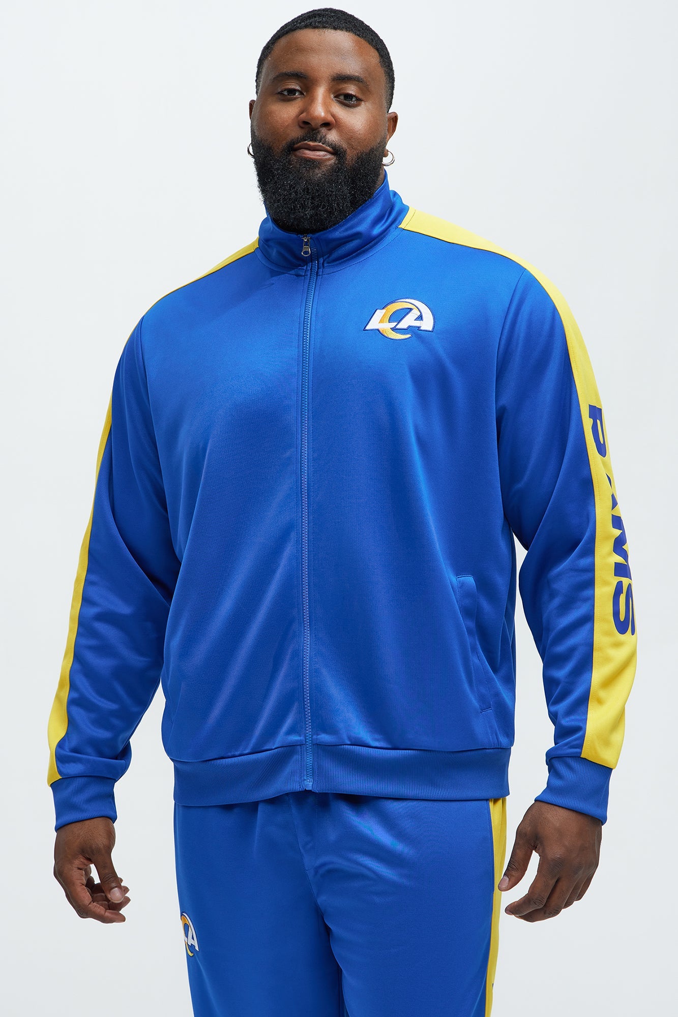 Rams Stand By Track Jacket - Royal