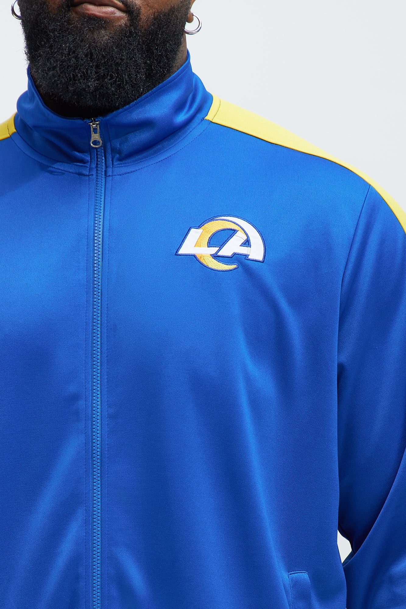 Rams Stand By Track Jacket - Royal
